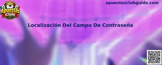 Referencia visual para identificar el campo de contraseña durante el acceso seguro a una cuenta