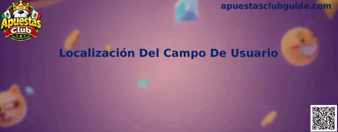 Referencia visual para identificar el campo de usuario en un formulario de inicio de sesión